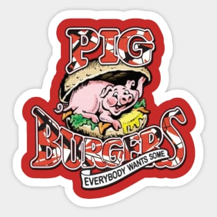 Pig Burgers VH-ized! Sticker